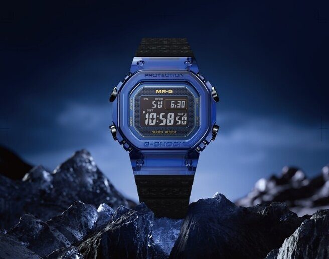 Casio to release MR-G watch with blue sapphire crystal bezel