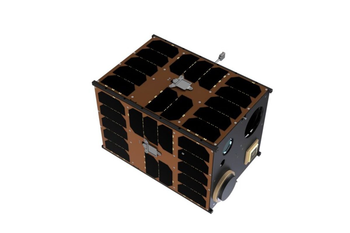 A quantum satellite in orbit, and the distance to a working link