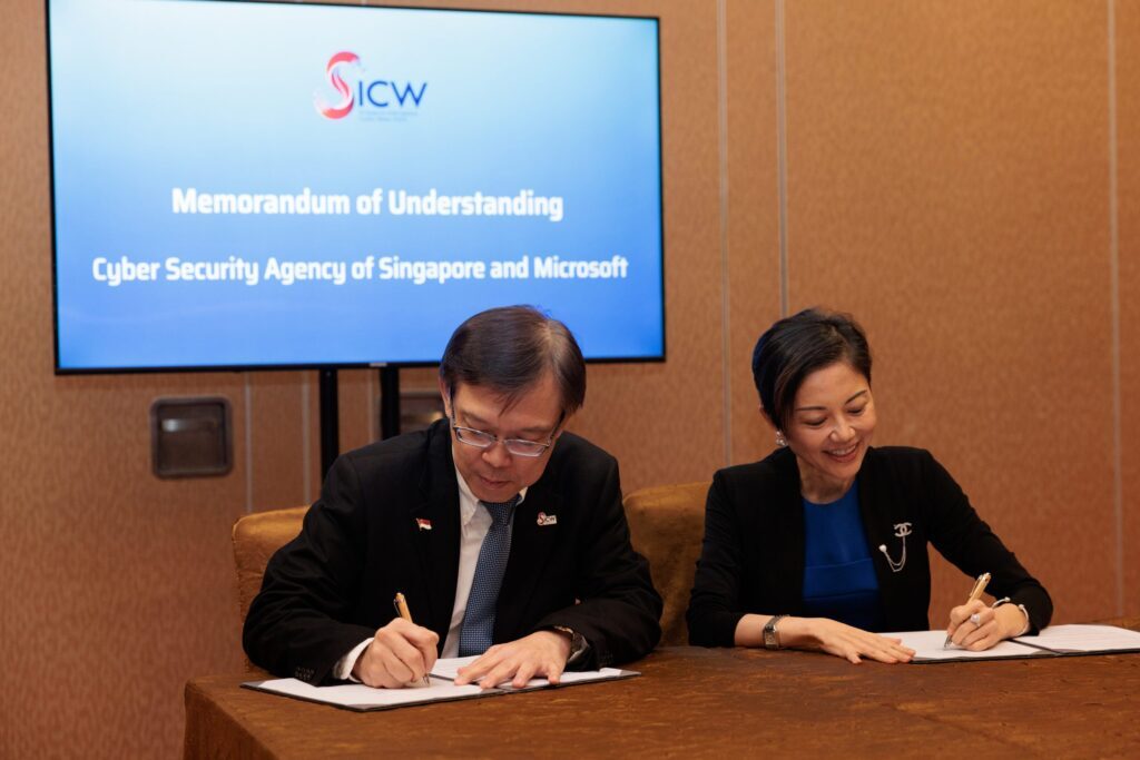 Microsoft and Singapore's cyber agency formalise a threat-sharing arrangement