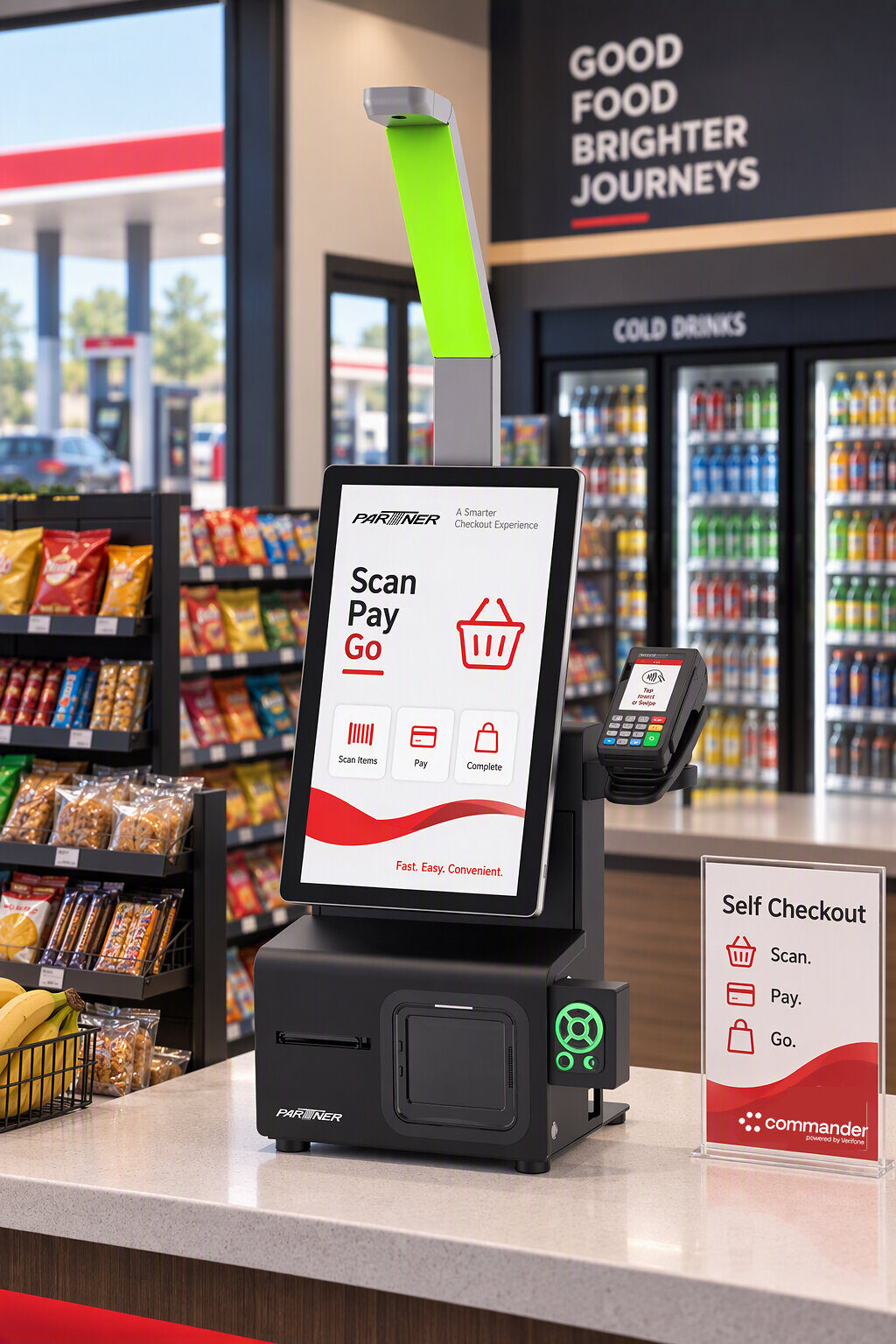 Partner Tech self-checkout earns Verifone Commander certification