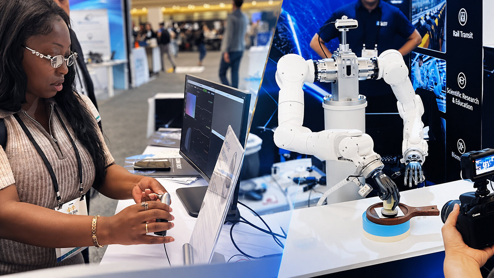 LumiBot Shows Dexterous Hands and Manipulation Model at IROS 2026