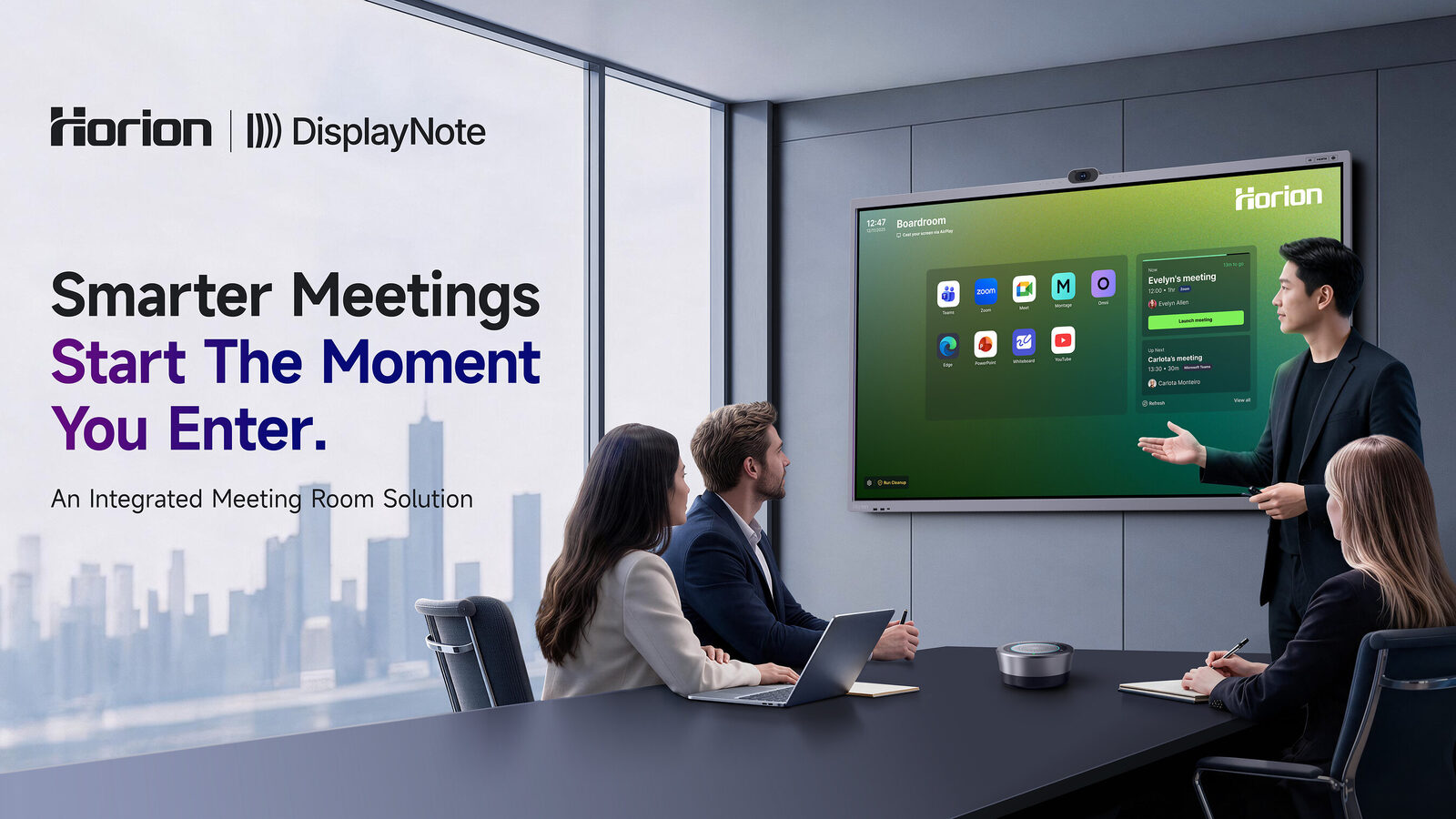 Horion and DisplayNote partner to bring Launcher to interactive displays