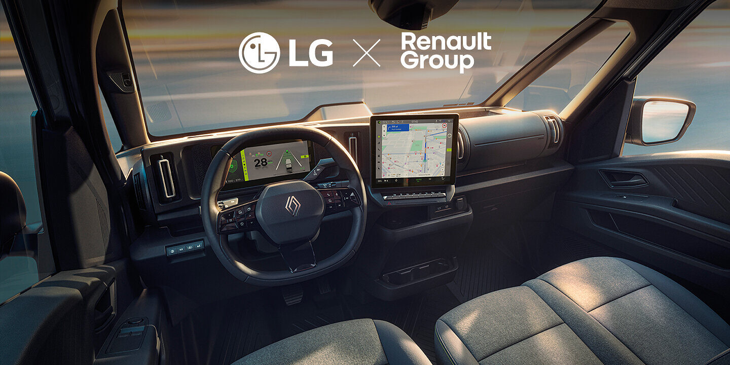 LG to supply integrated cockpit solution for Renault's New Trafic E-Tech Electric