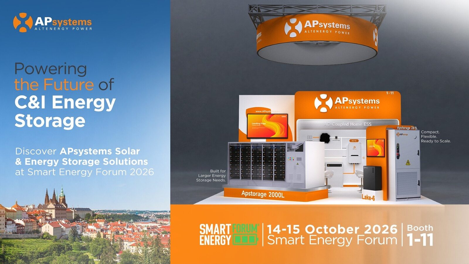 APsystems to show liquid-cooled C&I storage at Prague energy forum