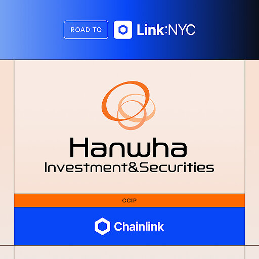 Hanwha Investment & Securities adopts Chainlink for RWA tokenization