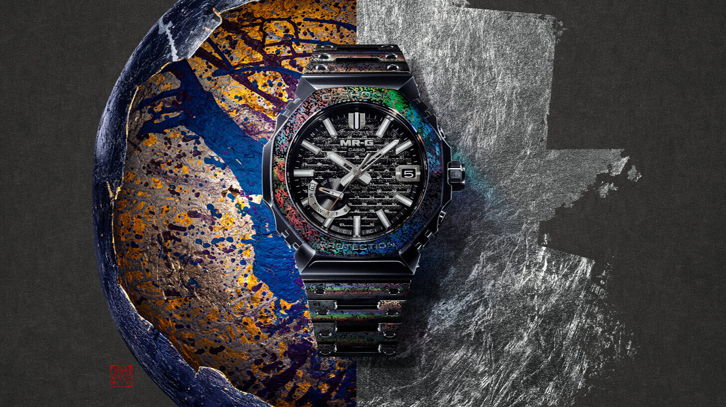 Casio to release limited MR-G watch with platinum leaf dial for line's 30th year